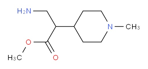 methyl 3-amino-2-(1-methylpiperidin-4-yl)propanoate