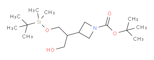 tert-butyl 3-{1-[(tert-butyldimethylsilyl)oxy]-3-hydroxypropan-2-yl}azetidine-1-carboxylate