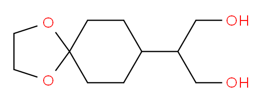 2-{1,4-dioxaspiro[4.5]decan-8-yl}propane-1,3-diol