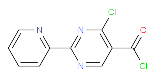 4-chloro-2-(pyridin-2-yl)pyrimidine-5-carbonyl chloride