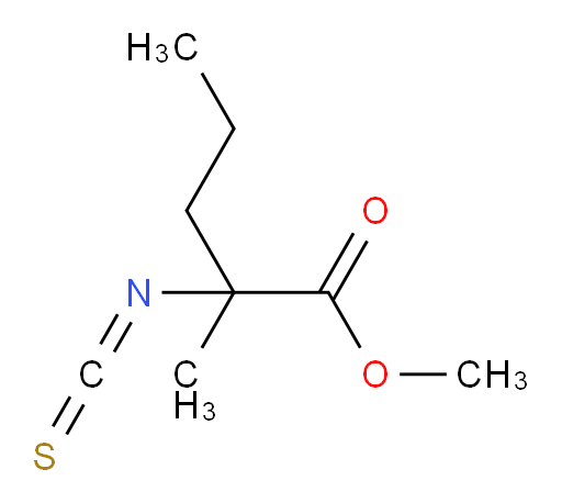 methyl 2-isothiocyanato-2-methylpentanoate