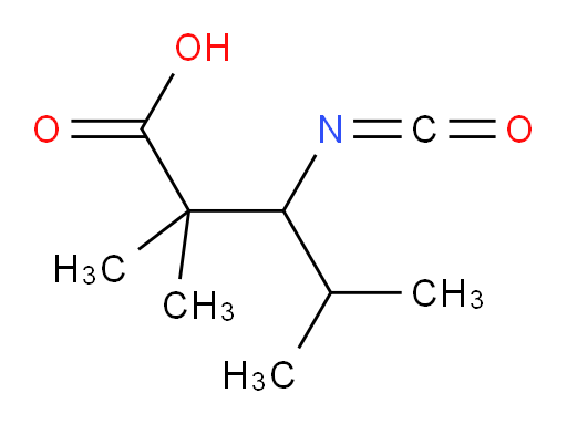 3-isocyanato-2,2,4-trimethylpentanoic acid