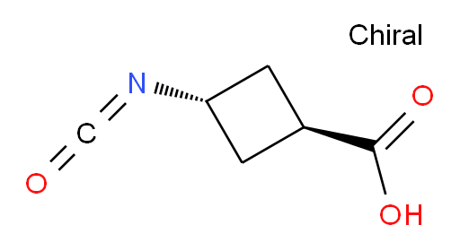 (1r,3r)-3-isocyanatocyclobutane-1-carboxylic acid