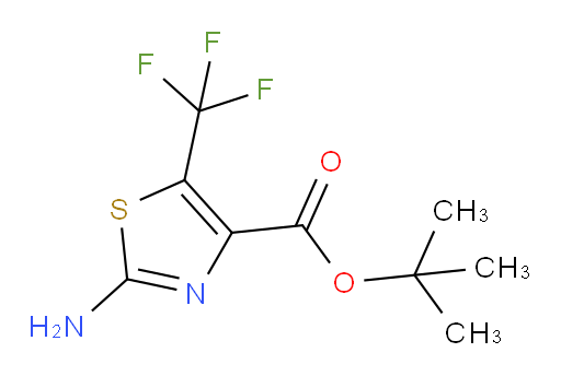 tert-butyl 2-amino-5-(trifluoromethyl)-1,3-thiazole-4-carboxylate