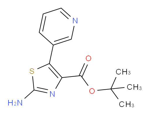 tert-butyl 2-amino-5-(pyridin-3-yl)-1,3-thiazole-4-carboxylate