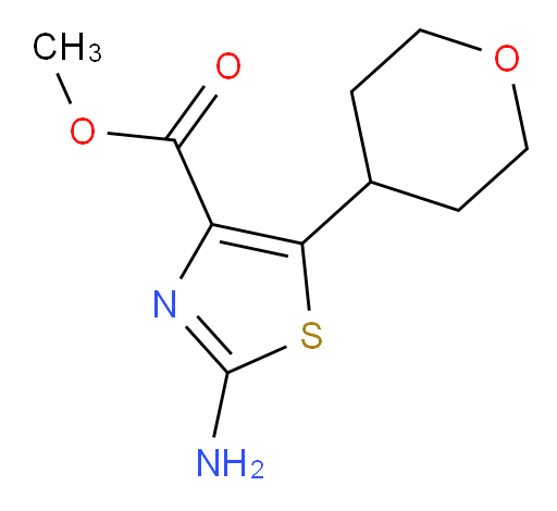 methyl 2-amino-5-(oxan-4-yl)-1,3-thiazole-4-carboxylate