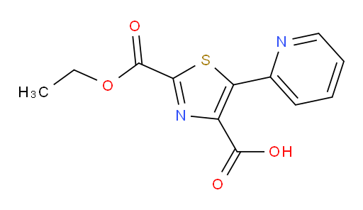 2-(ethoxycarbonyl)-5-(pyridin-2-yl)-1,3-thiazole-4-carboxylic acid