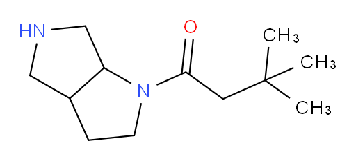3,3-dimethyl-1-{octahydropyrrolo[2,3-c]pyrrol-1-yl}butan-1-one