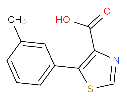 5-(3-methylphenyl)-1,3-thiazole-4-carboxylic acid