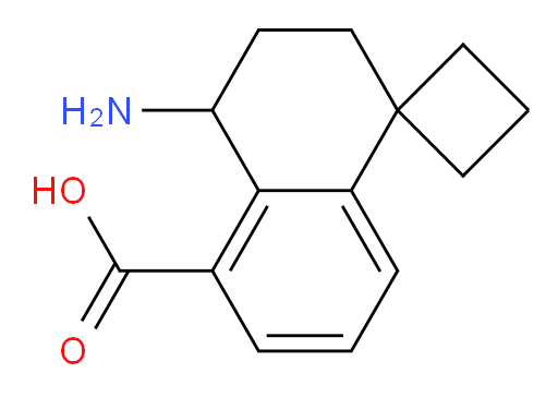 4'-amino-3',4'-dihydro-2'H-spiro[cyclobutane-1,1'-naphthalene]-5'-carboxylic acid