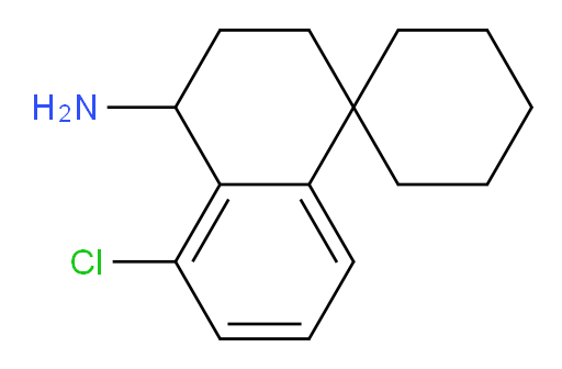 5'-chloro-3',4'-dihydro-2'H-spiro[cyclohexane-1,1'-naphthalene]-4'-amine