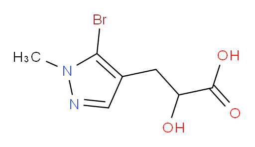 3-(5-bromo-1-methyl-1H-pyrazol-4-yl)-2-hydroxypropanoic acid