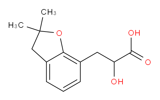 3-(2,2-dimethyl-2,3-dihydro-1-benzofuran-7-yl)-2-hydroxypropanoic acid