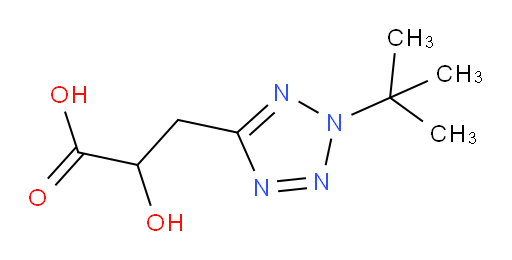3-(2-tert-butyl-2H-1,2,3,4-tetrazol-5-yl)-2-hydroxypropanoic acid
