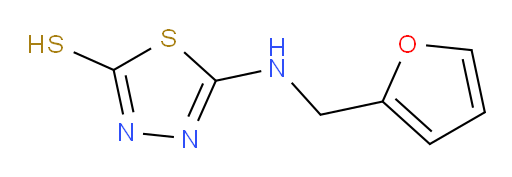 5-{[(furan-2-yl)methyl]amino}-1,3,4-thiadiazole-2-thiol