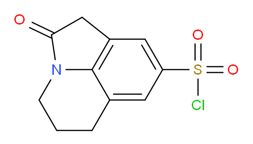 2-oxo-1-azatricyclo[6.3.1.0,4,12]dodeca-4(12),5,7-triene-6-sulfonyl chloride