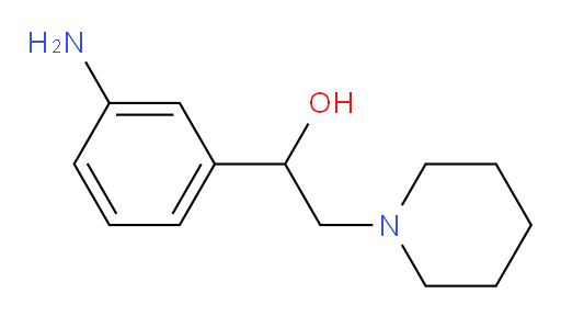 1-(3-aminophenyl)-2-(piperidin-1-yl)ethan-1-ol
