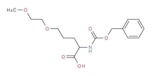 2-{[(benzyloxy)carbonyl]amino}-5-(2-methoxyethoxy)pentanoic acid