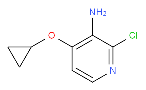 2-chloro-4-cyclopropoxypyridin-3-amine