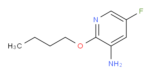 2-butoxy-5-fluoropyridin-3-amine