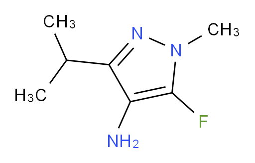 5-fluoro-1-methyl-3-(propan-2-yl)-1H-pyrazol-4-amine