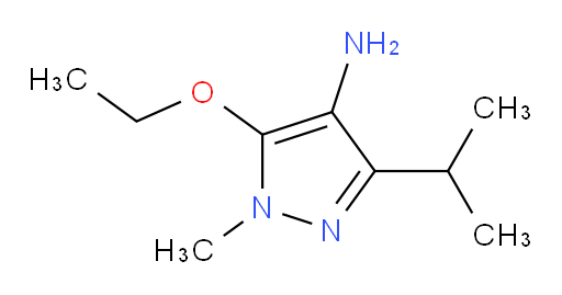 5-ethoxy-1-methyl-3-(propan-2-yl)-1H-pyrazol-4-amine