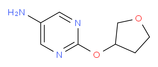 2-(oxolan-3-yloxy)pyrimidin-5-amine