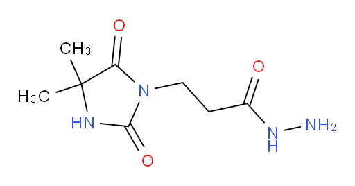 3-(4,4-dimethyl-2,5-dioxoimidazolidin-1-yl)propanehydrazide