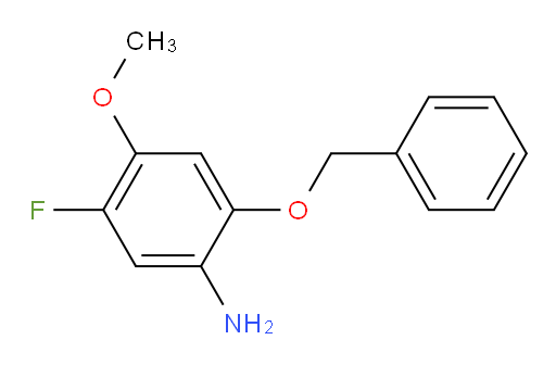 2-(benzyloxy)-5-fluoro-4-methoxyaniline