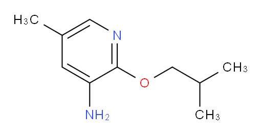 5-methyl-2-(2-methylpropoxy)pyridin-3-amine