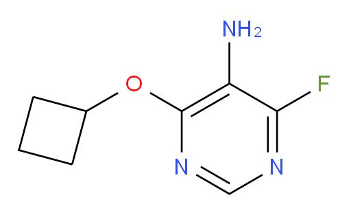 4-cyclobutoxy-6-fluoropyrimidin-5-amine