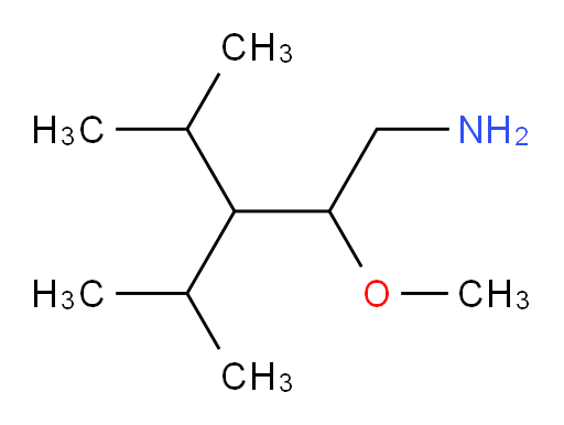 2-methoxy-4-methyl-3-(propan-2-yl)pentan-1-amine