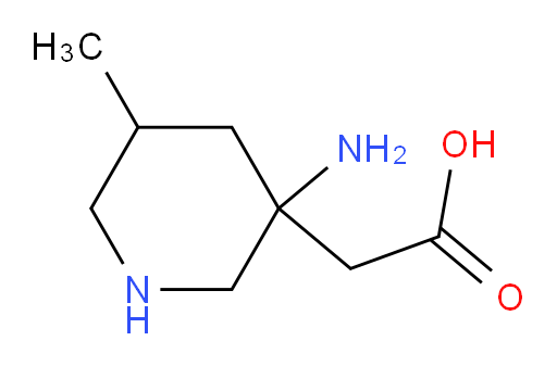 2-(3-amino-5-methylpiperidin-3-yl)acetic acid