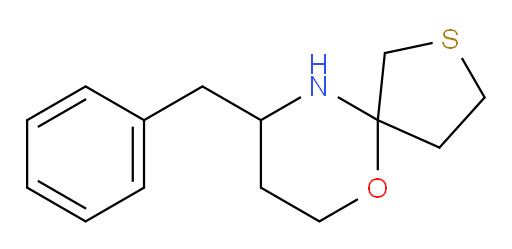9-benzyl-6-oxa-2-thia-10-azaspiro[4.5]decane