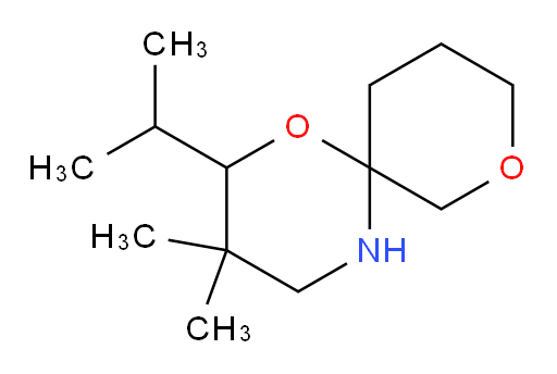 3,3-dimethyl-2-(propan-2-yl)-1,8-dioxa-5-azaspiro[5.5]undecane