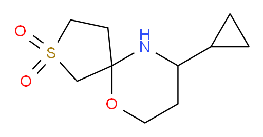 9-cyclopropyl-6-oxa-2lambda6-thia-10-azaspiro[4.5]decane-2,2-dione