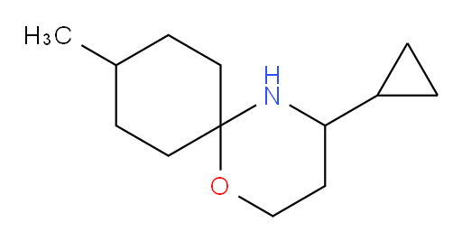 4-cyclopropyl-9-methyl-1-oxa-5-azaspiro[5.5]undecane