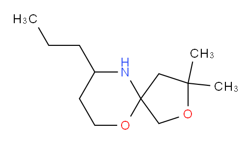 3,3-dimethyl-9-propyl-2,6-dioxa-10-azaspiro[4.5]decane