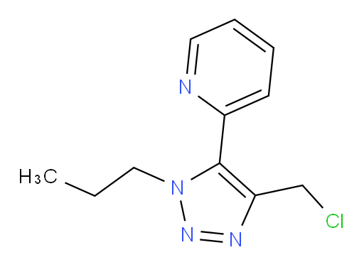 2-[4-(chloromethyl)-1-propyl-1H-1,2,3-triazol-5-yl]pyridine