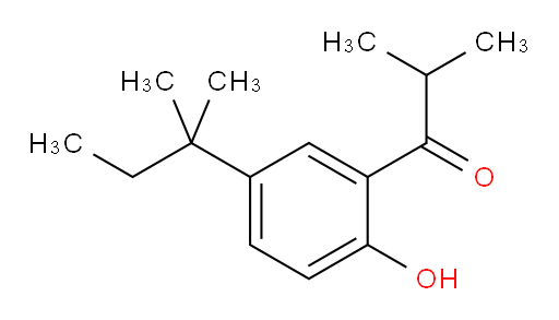 1-[2-hydroxy-5-(2-methylbutan-2-yl)phenyl]-2-methylpropan-1-one