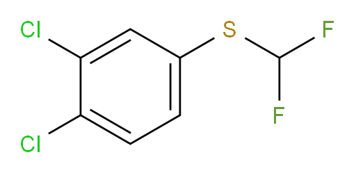 1,2-dichloro-4-[(difluoromethyl)sulfanyl]benzene