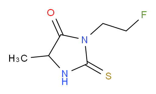 3-(2-fluoroethyl)-5-methyl-2-sulfanylideneimidazolidin-4-one