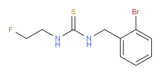 1-[(2-bromophenyl)methyl]-3-(2-fluoroethyl)thiourea