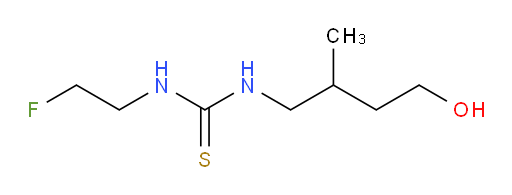 3-(2-fluoroethyl)-1-(4-hydroxy-2-methylbutyl)thiourea