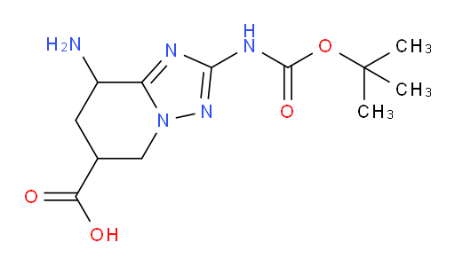 8-amino-2-{[(tert-butoxy)carbonyl]amino}-5H,6H,7H,8H-[1,2,4]triazolo[1,5-a]pyridine-6-carboxylic acid