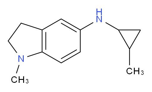 1-methyl-N-(2-methylcyclopropyl)-2,3-dihydro-1H-indol-5-amine