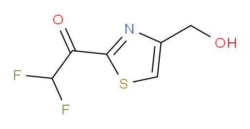 2,2-difluoro-1-[4-(hydroxymethyl)-1,3-thiazol-2-yl]ethan-1-one