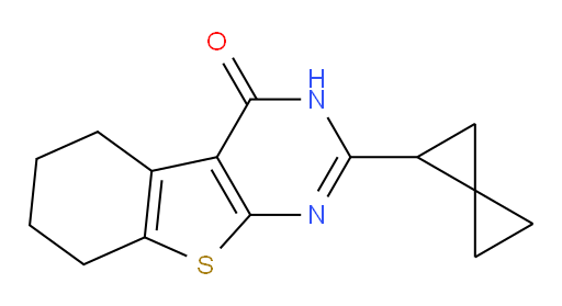 5-{spiro[2.2]pentan-1-yl}-8-thia-4,6-diazatricyclo[7.4.0.0,2,7]trideca-1(9),2(7),5-trien-3-one
