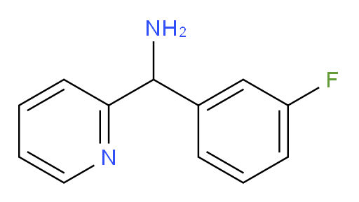 (3-fluorophenyl)(pyridin-2-yl)methanamine