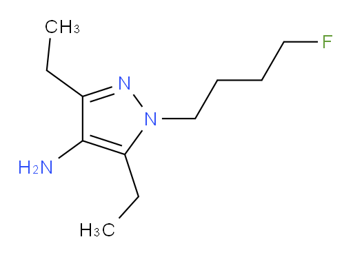 3,5-diethyl-1-(4-fluorobutyl)-1H-pyrazol-4-amine